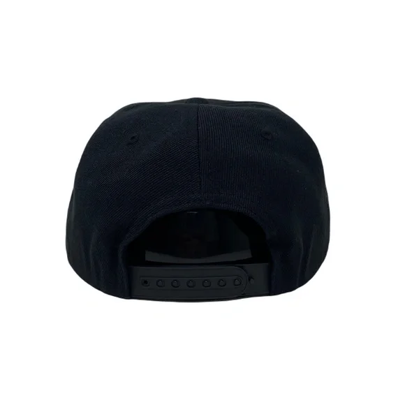 Purple Drank Drink Smile Snapback Hat Cap All Black - Picture 4 of 6